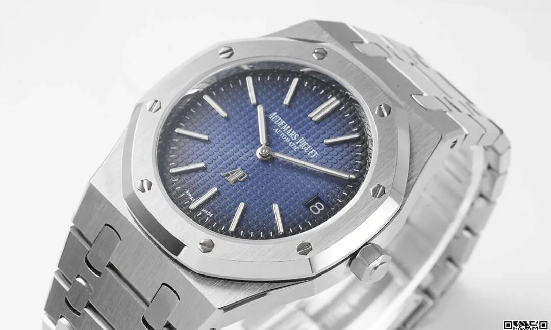 Audemars Piguet Royal Oak 15202IP.OO.1240IP.01 KZ Factory 1:1 Best Edition Replica Watch Blue Dial